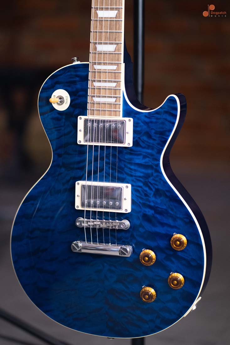 (Sold Out)Tokai LS142Q-IB , Electric Guitar. Vintage Series, Indigo Blue
