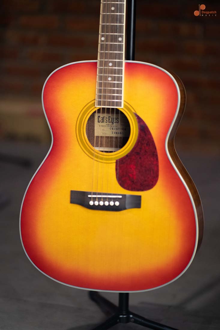 Tokai Cat's Eyes  Acoustic Guitar CE25T-CS, Cherry Sunburst w/Gig Bag
