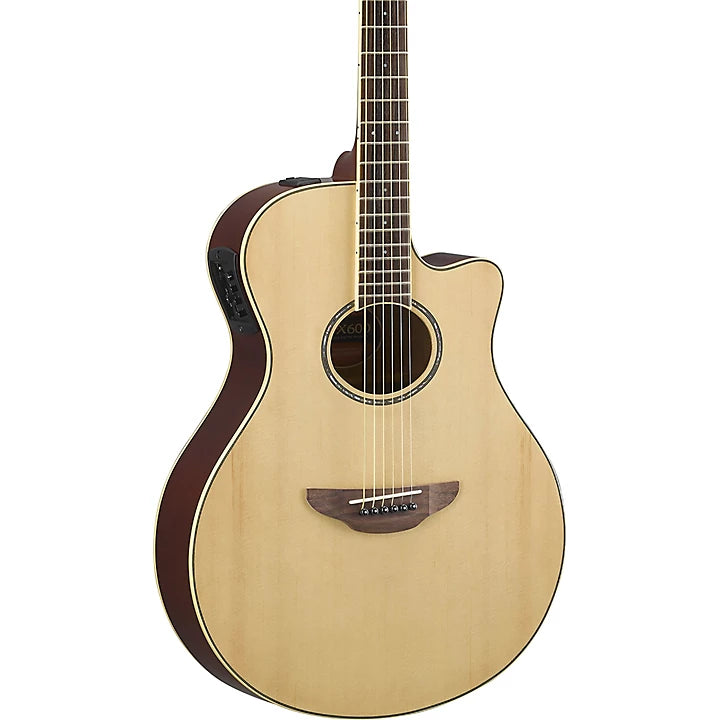 Yamaha APX600 Acoustic/Electric Guitar, Thin-line Cutaway - Natural