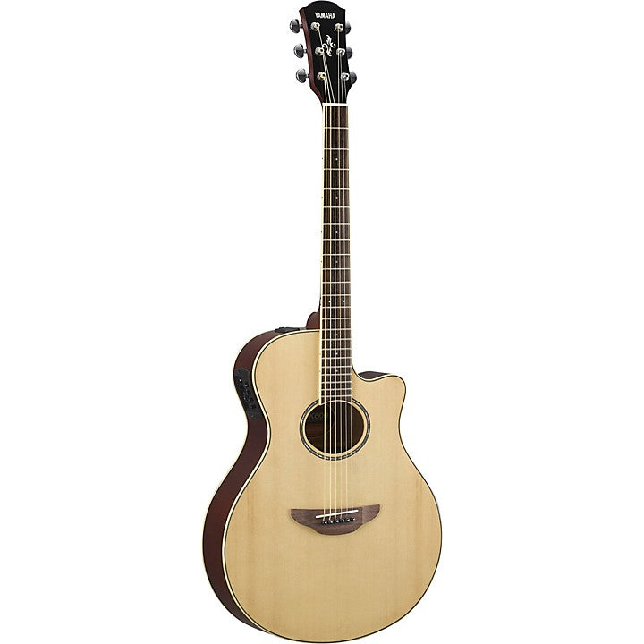 Yamaha APX600 Acoustic/Electric Guitar, Thin-line Cutaway - Natural