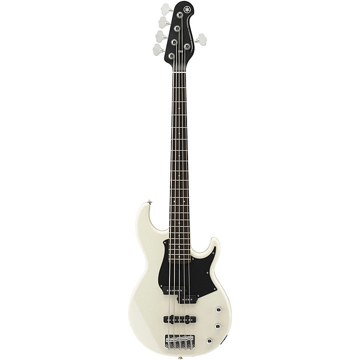 Yamaha BB235, 5 Strings Electric Bass Guitar, Vintage White
