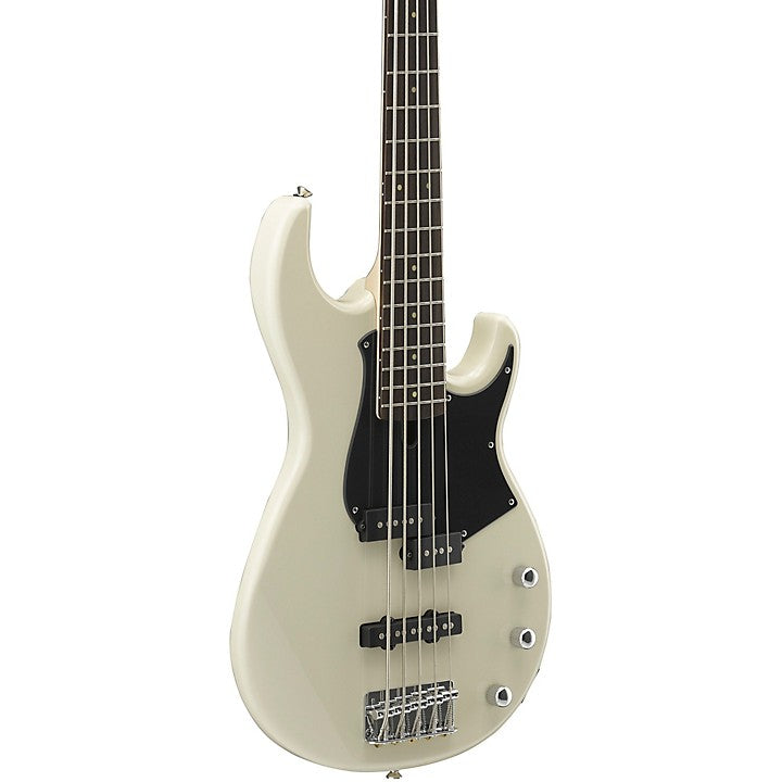 Yamaha BB235, 5 Strings Electric Bass Guitar, Vintage White