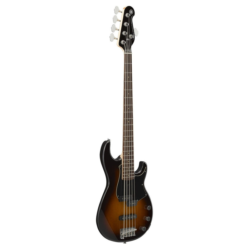 Yamaha BB435, 5-Strings Electric Bass Guitar, Tobacco Brown Sunburst