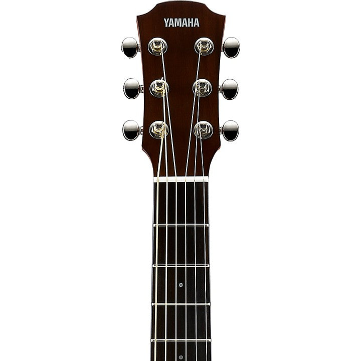 Yamaha CSF3M VN Parlor Size Acoustic/Electric Guitar with Hard Gig Bag, Vintage Natural