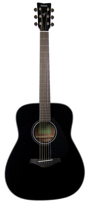 Yamaha FG800 Acoustic Guitar, Dreadnought Solid Top, Black