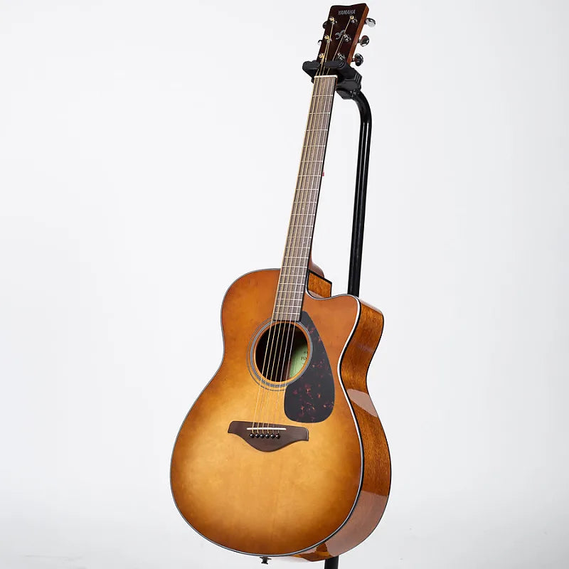 Yamaha FSX800C Concert Small Body Cutaway, Acoustic/Electric Guitar, Sand Burst