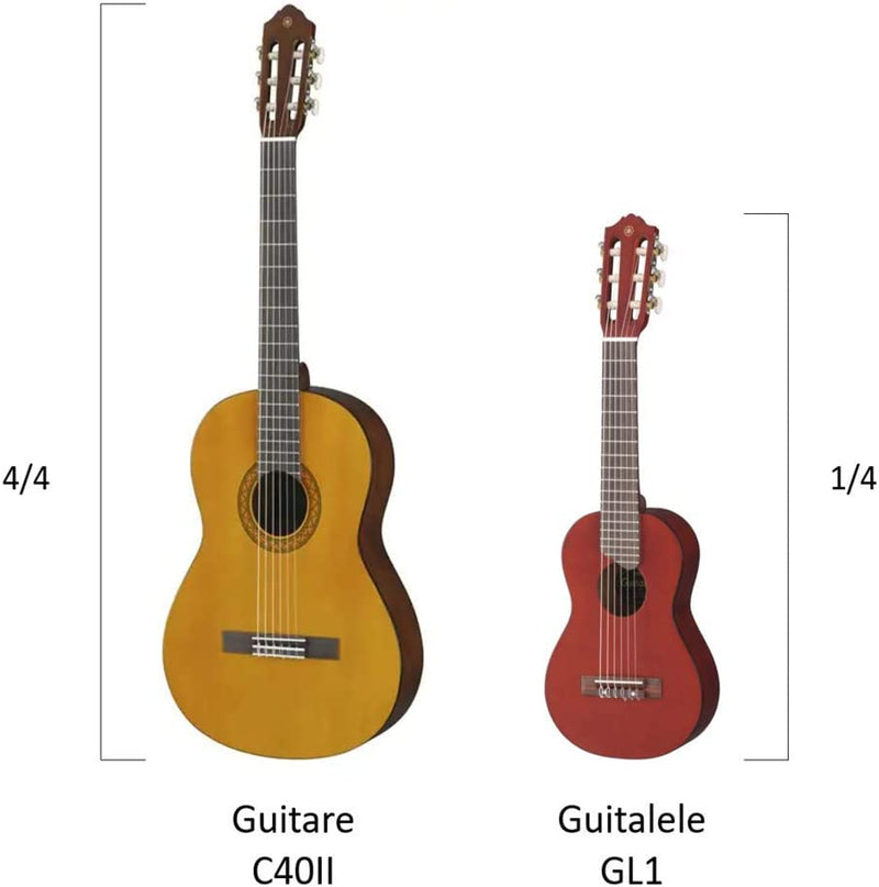Yamaha GL1 Mini 6-String Nylon Guitalele,Persimmon Brown