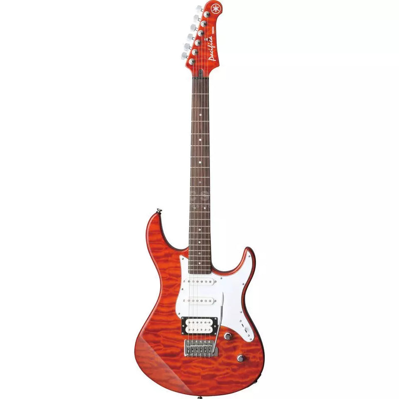 Yamaha PAC212VQM, Pacifica 200 Series Electric Guitar, Caramel Brown