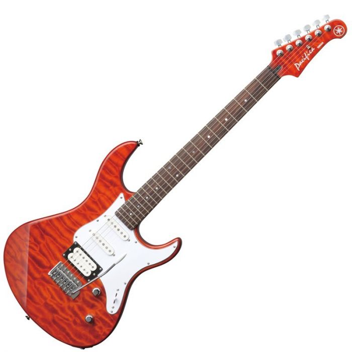 Yamaha PAC212VQM, Pacifica 200 Series Electric Guitar, Caramel Brown