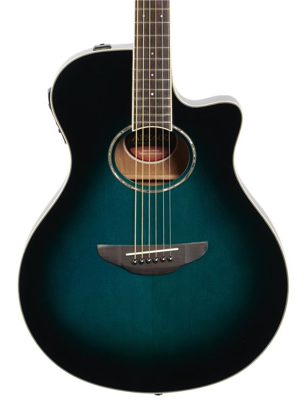 Yamaha APX600 Acoustic/Electric Guitar, Thin-line Cutaway - Blue Burst