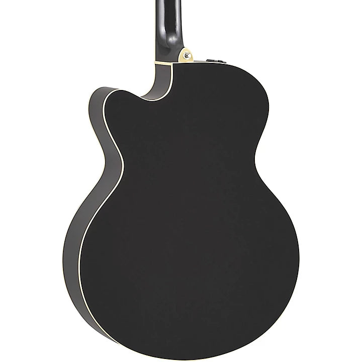 Yamaha CPX600, Medium Jumbo Acoustic/Electric Cutaway Guitar, Black