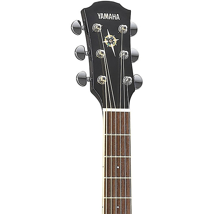 Yamaha CPX600, Medium Jumbo Acoustic/Electric Cutaway Guitar, Black