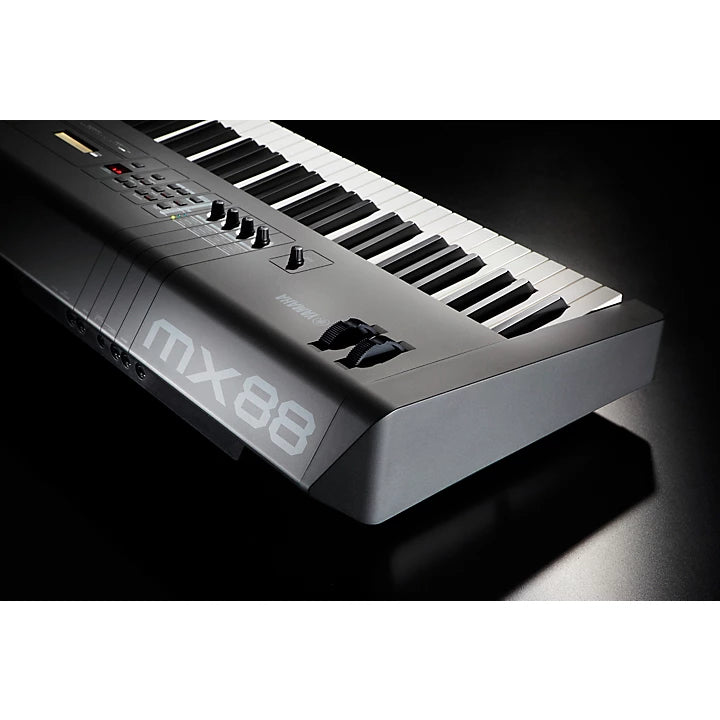 Yamaha MX88-BK, 88-Key Weighted Action Music Synthesizer, Black
