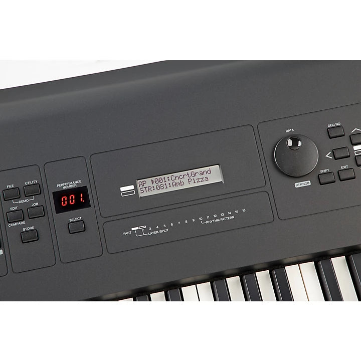 Yamaha MX88-BK, 88-Key Weighted Action Music Synthesizer, Black