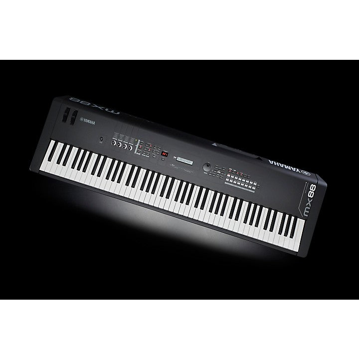 Yamaha MX88-BK, 88-Key Weighted Action Music Synthesizer, Black