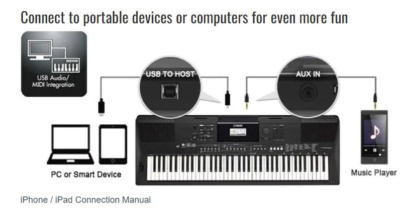 Yamaha PSR-EW410 76-Key Touch-Sensitive Portable Keyboard