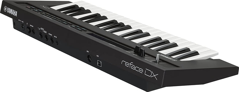 Yamaha REFACE DX FM Synthesizer, modern controls, 2 stereo speakers, 5hr battery