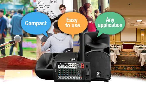 Yamaha STAGEPAS 600BT Portable PA System with Bluetooth